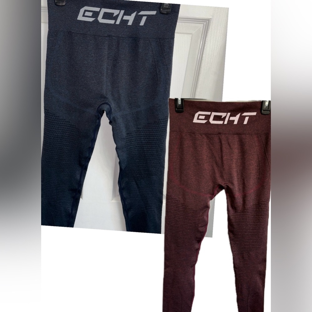 ECHT Arise series high waist athletic leggings Women’s large (2 pair set)